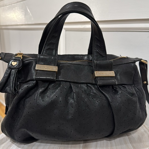 Chloe Bag See By Chloe Perforated Leather Weekender Satchel Slouchy Bag - Picture 4 of 17